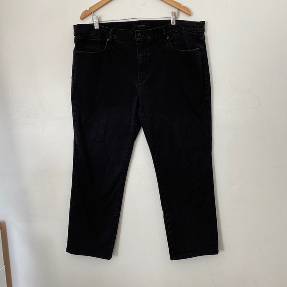 Joe's Jeans Black The Brixton Slim Fit Stretch Straight Jeans - Picture 1 of 5